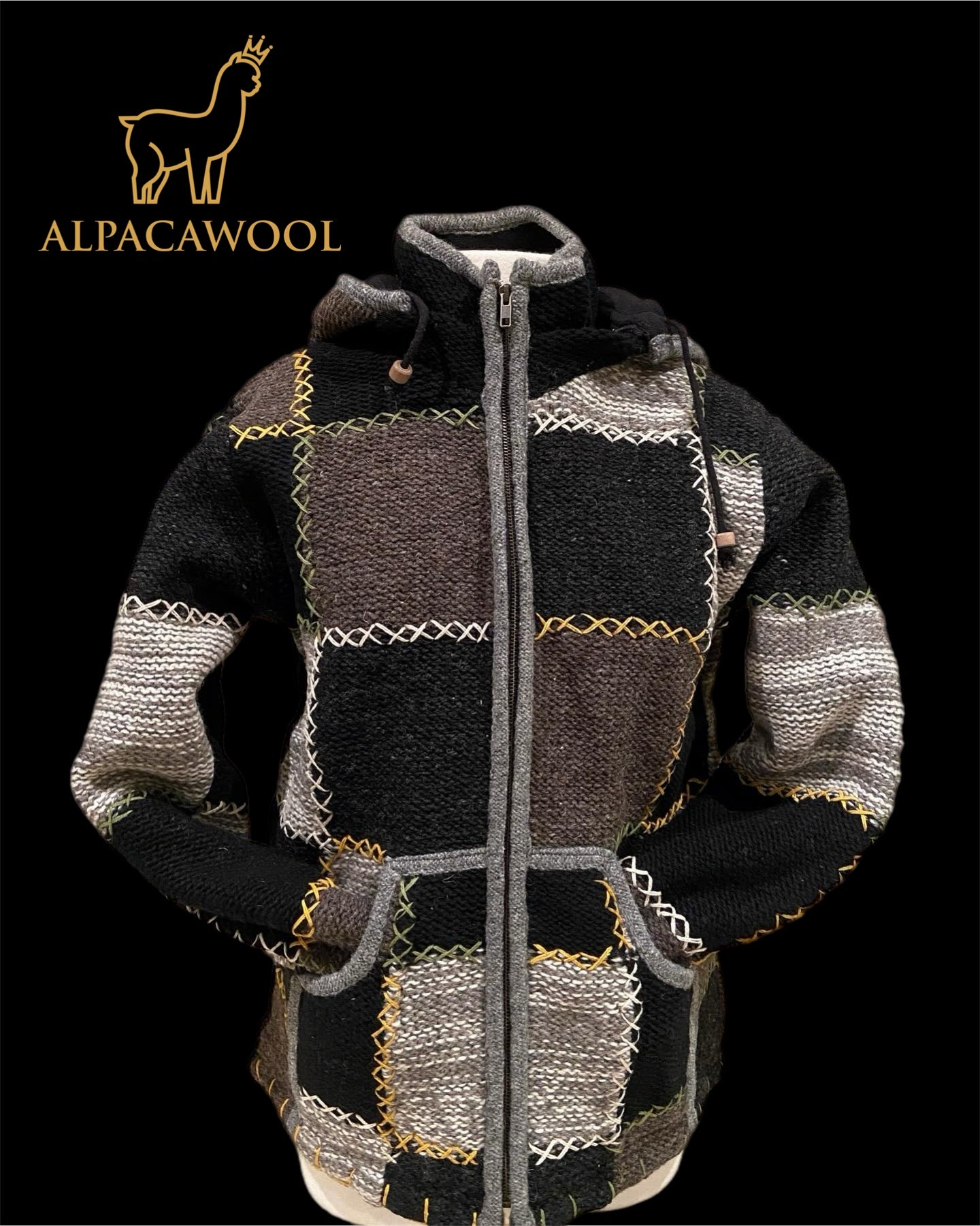Wool Jacket - Midnight Grey – alpacawool