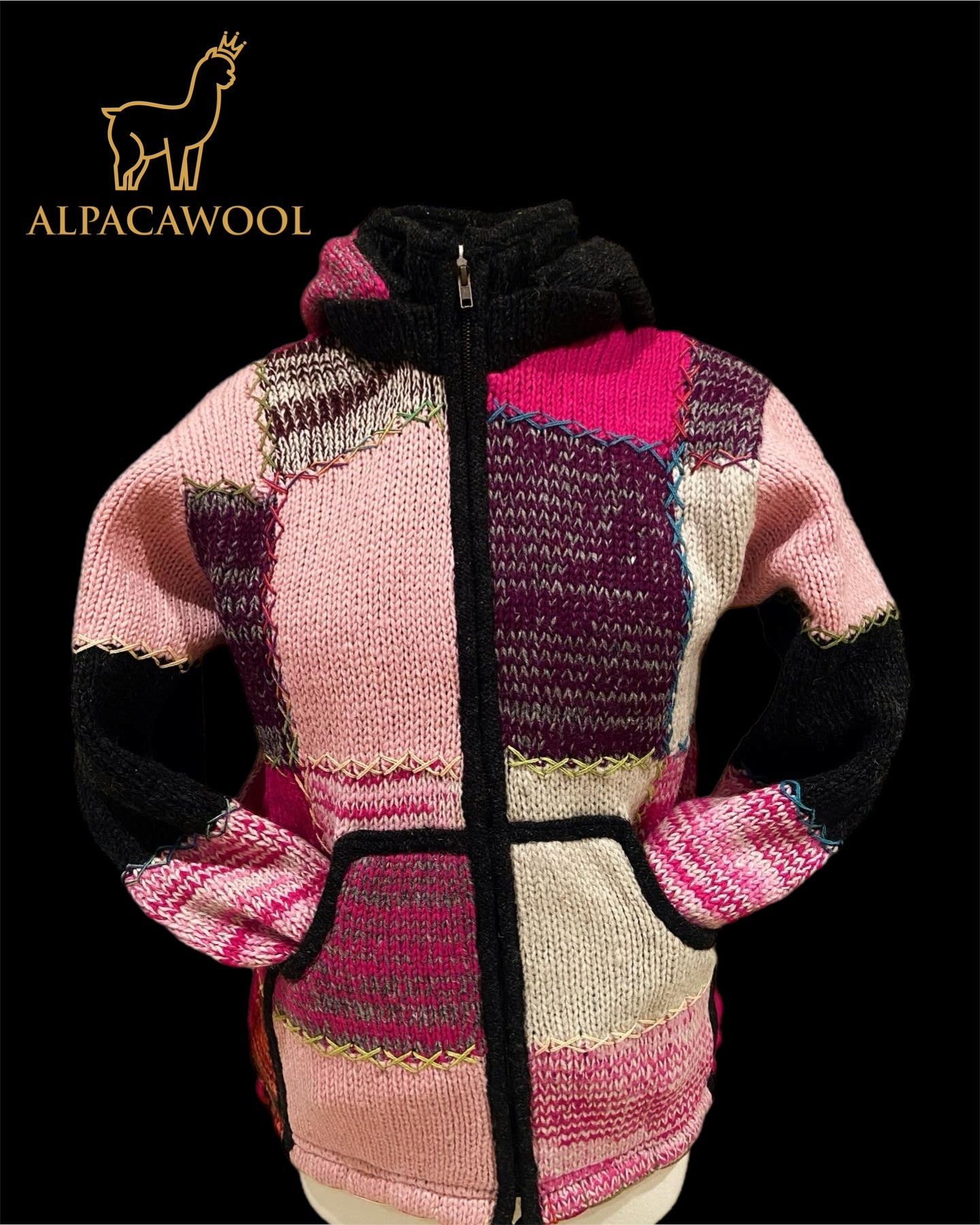 Wool Jacket - Pink Pomegranate