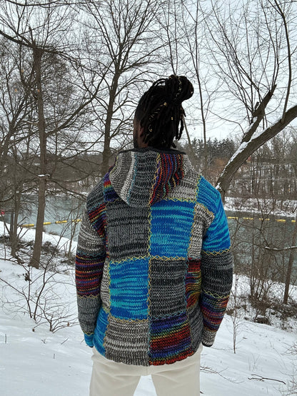 Wool Jacket - Sapphire