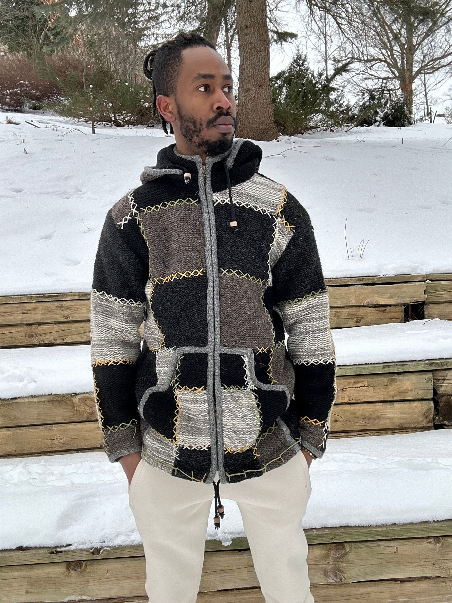 Wool Jacket - Midnight Grey